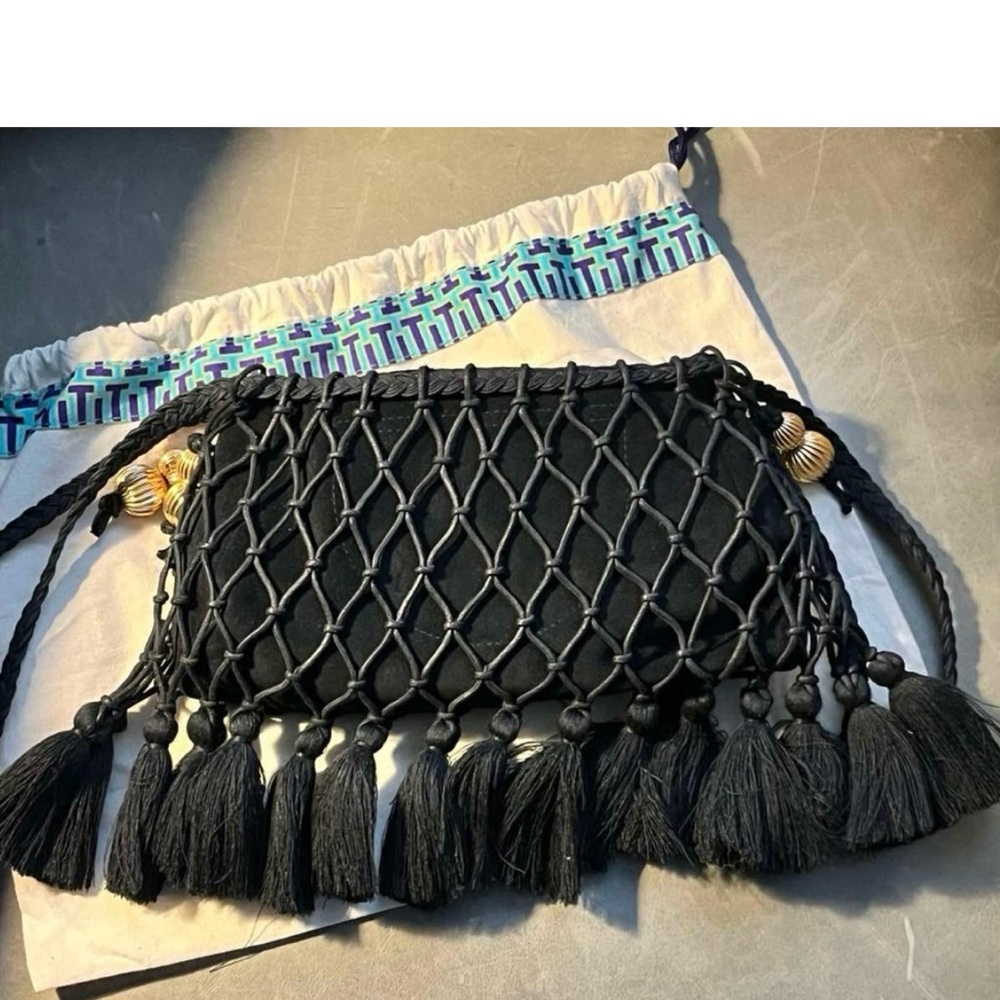 Tory Burch Black Tassel Women Bag - Picture 6 of 7